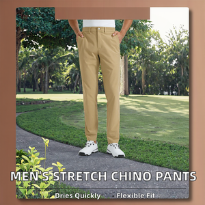 กางเกงลำลองผู้ชายหลากสี ทรงตรง เอวกลาง ติดซิป แห้งเร็ว ระบายอากาศ ป้องกันรังสียูวี ผ้ายืด หลายกระเป๋า เหมาะสำหรับทำงาน - Product Image 2