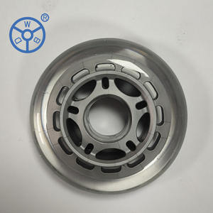 Roulettes de rechange de meubles en pu, 4 pièces, 75mm, <span class=keywords><strong>pour</strong></span> patins en ligne 64mm avec roulements, 8 Pack - Product Image 6