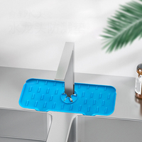 Tapis de vidange en silicone pour évier, pour robinet de cuisine, séchage tapis, 1 pièce
