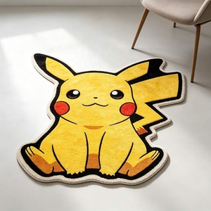 Alfombra Personalizada <span class=keywords><strong>de</strong></span> Anime, Alfombra <span class=keywords><strong>de</strong></span> Pokémon, Antideslizante, Suave, Alfombra <span class=keywords><strong>de</strong></span> <span class=keywords><strong>Pikachu</strong></span> con Diseño <span class=keywords><strong>de</strong></span> Cartas, Alfombra Impresa Personalizada con Corte Irregular - Product Image 3