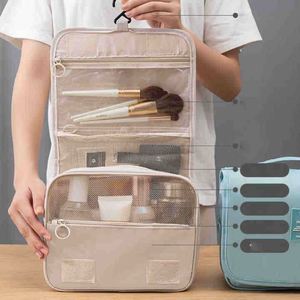 2025 Promotional Custom Logo <b>Make</b> <b>up</b> Travel Hanging Toiletry Bag Organizer for Beauty Makeup and Cosmetics With <b>Pouches</b> - Product Image 2