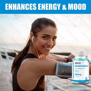 Gomitas de <span class=keywords><strong>Ashwagandha</strong></span> con Extracto, Suplemento para Dormir y Relajarse, L-teanina, Apoyo Inmunológico para un Estado de Ánimo Tranquilo - Product Image 3