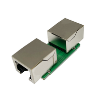 Prise réseau 8P8C 1 à 1 prise trapézoïdale rj45 cat5 cat6 prise modulaire connecteur droit répartiteur rj45 adaptateur connecteur cat5e