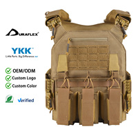 Porte-plaques Molle découpé au laser avec mécanisme de déconnexion rapide amélioré, ceinture latérale réglable, gilet lesté entièrement modulaire