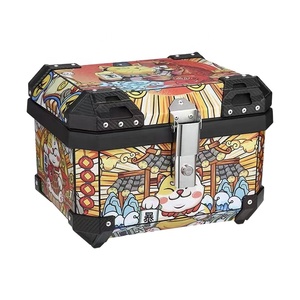 36L Off Road Motorcycle Tail Boxes General PP Plastic Motorcycle Accesorios Delivery Rear Top Trunk of Motorcycle