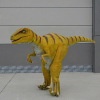 Costumes de dinosaures animatroniques personnalisés, costume de dinosaure animatronique marchant, costume de Velociraptor réaliste