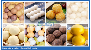 Machine de découpe et de façonnage de pâte 200-300g pour biscuits, pains, gâteaux français et boules de pâte, avec diviseuse et arrondisseuse de pâte - Product Image 2