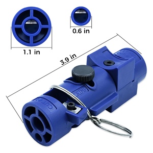 Outil de dénudage de câble coaxial tout-en-un, préparation au dénudage, dénudeur de câble RF LMR400 à double coupe réglable, en alliage d'aluminium moulé - Product Image 4