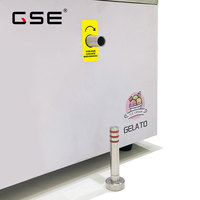 Machine à glaces italienne automatique, portable, petite, commerciale, pour comptoir, fruits frais, gelato, délicieuse, dure