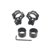 Meilleur nouveau Design support de visée tactique 1 pouce/1.18 pouce de diamètre Clip Scope Base haute et étroite 11mm Mount