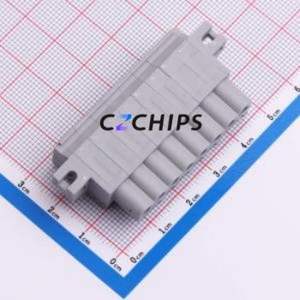 231-108/031-000 Plug-in Terminal Block Connector ( Pitch: 5mm )( Color: Gray )( Total PIN Count: 8P )( Number of Rows: 1 ) - Product Image 2