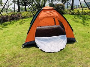 Usine Directe Vente En Plein Air Camping Tente Touristique de Rapide-ouverture Automatique 3-4 Personnes Jeter Tentes Camping Double porte Tente De Printemps - Product Image 5