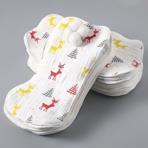 Couvre-couches en gaze 7 couches en coton biologique Culotte réutilisable Bloomers Baby Pee Training Pants - Product Image 5