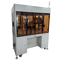 Machine de marquage laser UV entièrement automatique pour le lavage à l'eau, machine de marquage d'étiquettes en tissu