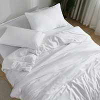 Literie en Fibre de Bambou de Luxe Écologique Certifiée OEKO-TEX, Taille Queen et King, à Poches Profondes, Anti-Bactérienne, Anti-Acariens, Douce pour la Peau
