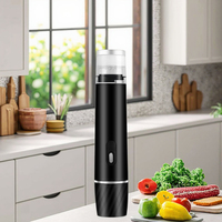 Mini machine de conservation sous vide + sac sous vide de qualité alimentaire rechargeable portable