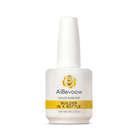 AiBevoow Vente en gros Gel dur à basse température à faible quantité minimale de commande Gel de construction d'extension d'ongles de marque privée dans une bouteille pour salon de manucure