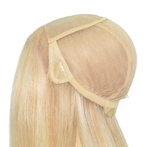 Peluca de Prótesis Médica Hipoalergénica con Parte Superior de Seda, 100% Cabello Humano Virgen, para Alopecia y Pérdida de Cabello por Quimioterapia, Disponible al por Mayor - Product Image 6