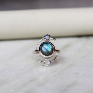 แหวนทัวร์มาลีนสีเหลืองเงิน925แบบแฮนด์เมดแนววินเทจสุดหรูสำหรับงานแต่งงานเทศกาลคริสต์มาสประดับเพชรตัดอย่างยอดเยี่ยม - Product Image 4