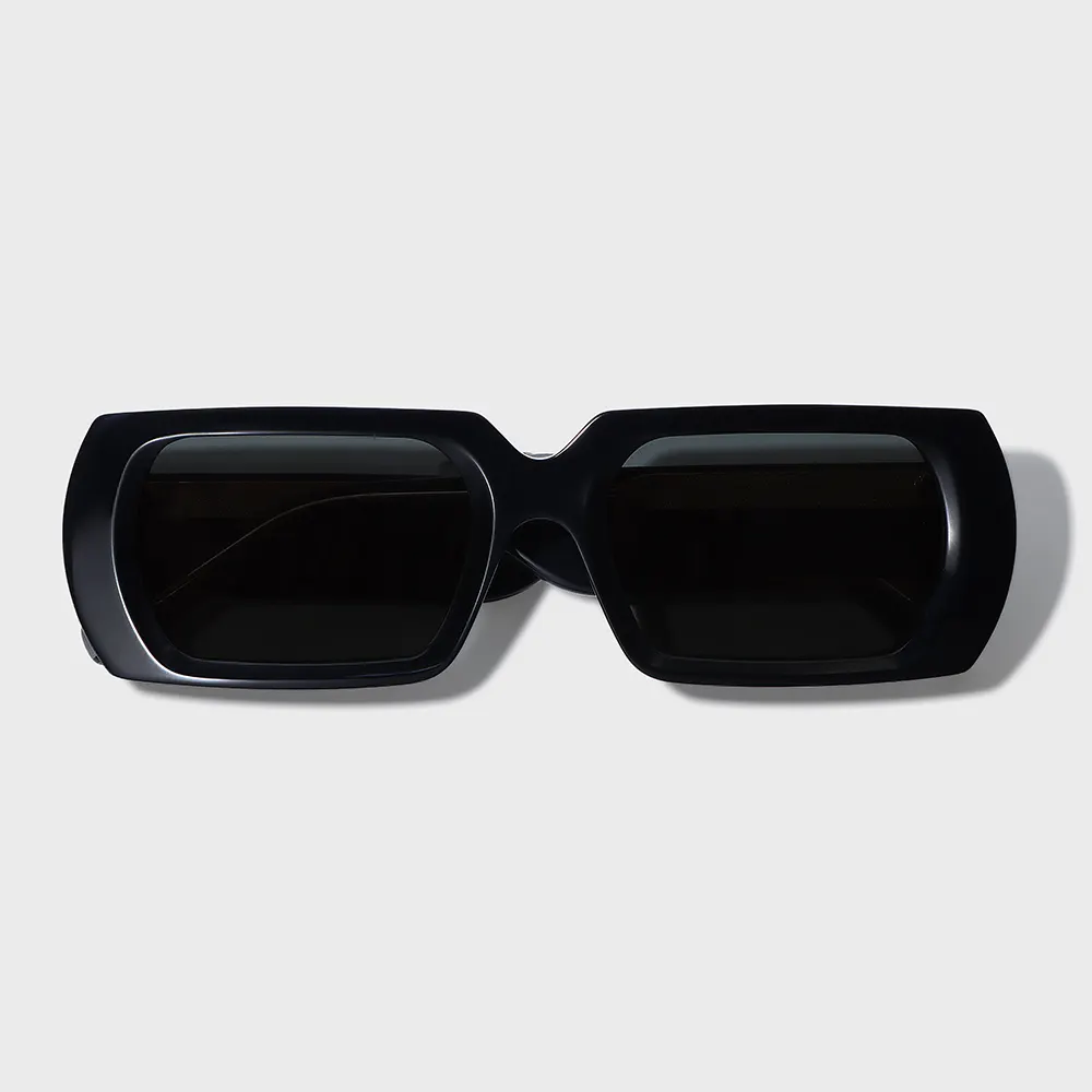 Yeetian haut de gamme marque Design Occhiali Da Sole classique noir épais acétate cadre Hombre lunettes de soleil pour femmes