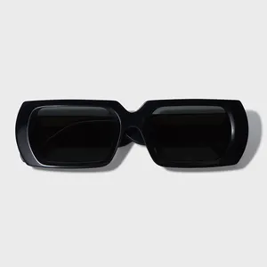 Yeetian High End Brand Design Occhiali Da Sole Classic Black Thick Acetate Frame Hombre Sunglasses For Women