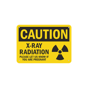 अनुकूलन योग्य एल्यूमीनियम धातु एक्स-रे सावधानी ने क्लीनिकों और प्रयोगशालाओं के सुरक्षा उत्पाद के लिए गर्भावस्था के खतरे की चेतावनी - Product Image 1