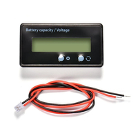 Jauge de mesure de capacité de batterie LCD 2X, indicateur d'état de batterie plomb-acide étanche 12V/24V/36V/48V