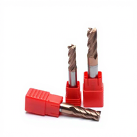 Fraise à dégrossir en carbure de tungstène à 4 cannelures, fraise en carbure monobloc, revêtement nano, usinage CNC, OEM ODM