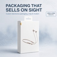 Caja de Auriculares Personalizada OEM ODM al por Mayor, Empaque para Auriculares Bluetooth con Correa para el Cuello y Gancho para Colgar, Fábrica con Certificación ISO 9001
