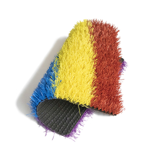Taille personnalisée Intérieur Extérieur Tapis en plastique Tapis de gazon <span class=keywords><strong>synthétique</strong></span> Faux gazon artificiel multicolore - Product Image 3