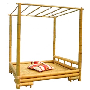 Lit King Moderne en Bambou Naturel à la Mode <span class=keywords><strong>Marina</strong></span> Taille Personnalisée Finition Laquée Anti-Moisissure Anti-Fungus Knock Articles Ménagers Divers - Product Image 6