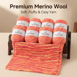 Fil <span class=keywords><strong>de</strong></span> <span class=keywords><strong>Laine</strong></span> Mérinos Fantaisie Teint en Espaces Dégradé Arc-en-ciel pour Tricot Manuel DIY Crochet Doux Moyen Fin 212 Varié <span class=keywords><strong>Pelote</strong></span> <span class=keywords><strong>de</strong></span> 50g - Product Image 1