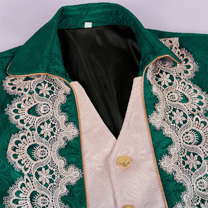 Chaqueta de frac victoriana steampunk gótica <span class=keywords><strong>para</strong></span> <span class=keywords><strong>hombre</strong></span>, abrigo de terciopelo vintage, chaqueta formal <span class=keywords><strong>para</strong></span> disfraz de Halloween - Product Image 3