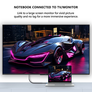 DP 8K/4K 60Hz/120Hz 3D HDR PD สายวิดีโอแบบถัก2.1สำหรับคอมพิวเตอร์และจอภาพ (ตัวผู้-ตัวผู้1ม./2ม./3ม.) - Product Image 2