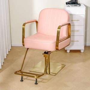 Sedie da <span class=keywords><strong>parrucchiere</strong></span> di colore rosa moderno sedia acconciatura rosa per signora <span class=keywords><strong>parrucchiere</strong></span> mobili sedia - Product Image 2