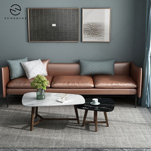 Conjunto de muebles modernos para Hotel, mesa de centro con sofá de mármol blanco anidadas, calidad 2021 - Product Image 1