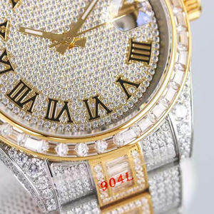 Reloj Mecánico de Lujo de Diseño 2025, Marca de Prestigio, con Incrustaciones de Morganita, Moderno y Elegante para Hombre y Mujer, de Alta Calidad - Product Image 5