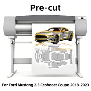 Para Ford Mustang <span class=keywords><strong>2.3</strong></span> Ecoboost Coupé 2018-2023, Película Protectora de Pintura Transparente de TPU PPF Precortada de 7.5 Mil, Autoregenerable - Product Image 2