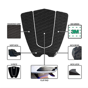 Chất lượng cao sinh thái thân thiện Trung Quốc nhà máy tùy chỉnh thiết kế ván lướt sóng stomp Surf Grip EVA bọt Surf Traction Pads cho Surf Board - Product Image 5