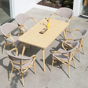 Modern Outdoor Garden Chair Factory Hot Selling <b>Waterproof</b> <b>Sunscreen</b> Durable Stackable Outdoor Leisure Garden Chair - Product Image 2