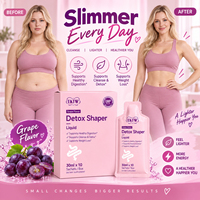 OKTW Détox Shaper Liquide Saveur Raisin Soutien Digestif Contrôle de l'Appétit Perte de Poids Bien-être Intestinal Complément en Stock