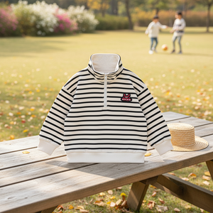 Camiseta Transpirable de Estilo Coreano OZKIZ para Niños de 2 a 7 Años, Moda Infantil al por Mayor para Primavera/Otoño - Product Image 3