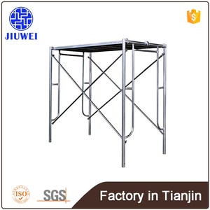 Industrial Style Galvanized Metal <strong>Ladder</strong> <strong>Frame</strong> <strong>Scaffolding</strong> Tower for Hotel Construction and Interior Decoration - Product Image 2
