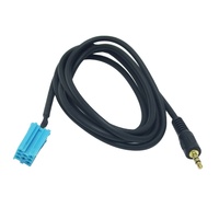 Adaptador de cable de entrada auxiliar de Audio estéreo hembra de 3,5mm para VW Golf Passat B5 Bora Polo Blaupunkt