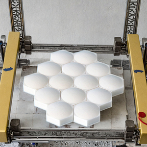 Керамическая плитка из оксида алюминия для защиты оборудования от истирания, укрепления поверхностей желобов, бункеров, циклонов и трубопроводов - Product Image 4