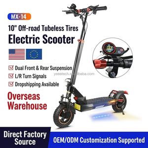 Nouveauté MX14, trottinette électrique pliable 48V avec pneus de 10 pouces pour adultes, idéale pour les courses et les trajets de courte distance - Product Image 3