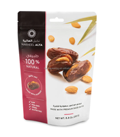 Emballage de dattes imprimées sur mesure pochettes en feuille d'aluminium de qualité alimentaire à fermeture éclair pour le stockage et la conservation de la date