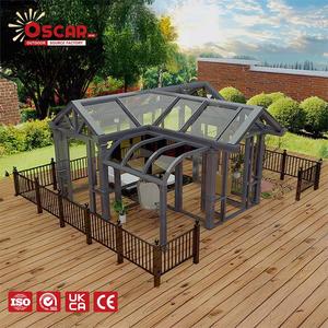 <span class=keywords><strong>Solarium</strong></span> 3 saisons imperméable avec isolation thermique et protection <span class=keywords><strong>UV</strong></span>, élégant et confortable pour jardin, patio, balcon - Product Image 1