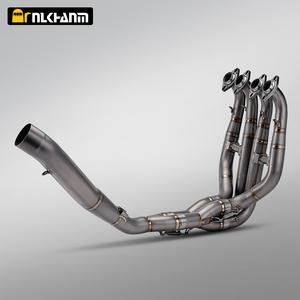 Sistema de Escape para Motocicleta NlkHanm ZX6R, Modificación Arro Ti. Sección frontal central de 60 mm de calibre, color plateado, KAWASA Mainland - Product Image 1