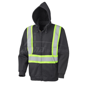 De Seguridad reflectante de alta visibilidad de Sudadera con capucha de los hombres de seguridad Sudadera con capucha para venta - Product Image 1